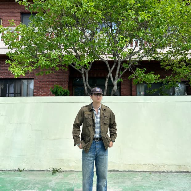 빈티지 이탈리아군 필드자켓