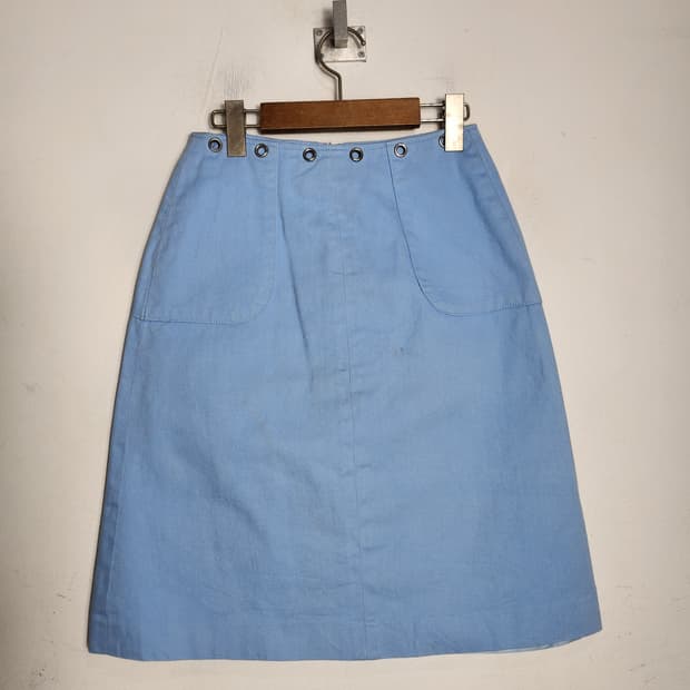 빈티지 미디 스커트