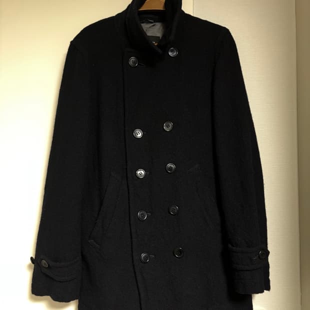 꼼데가르송 옴므 듀스 축융 울 코트