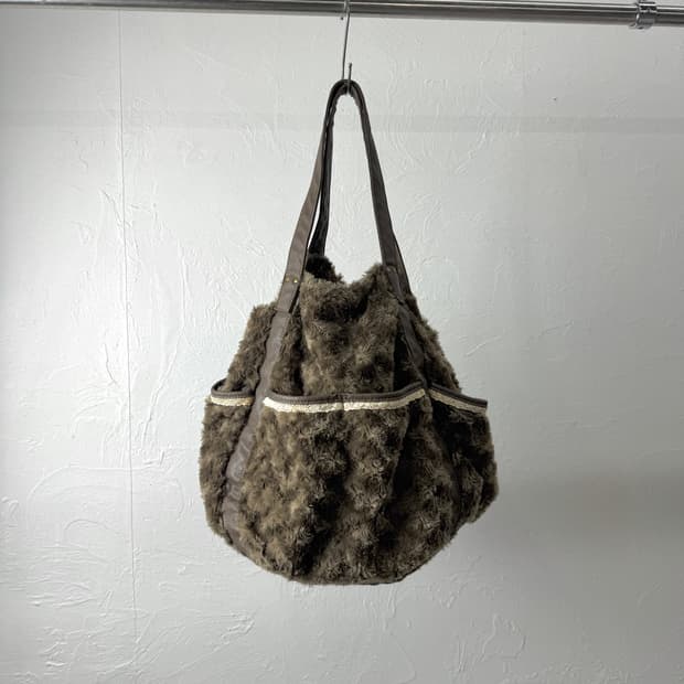 Hushush 퍼 숄더백