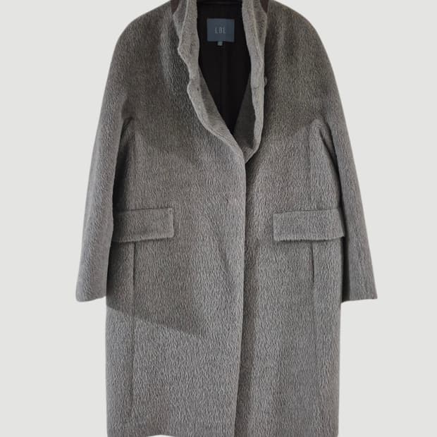 [66]LBL 여자 울 알파카 롱코트