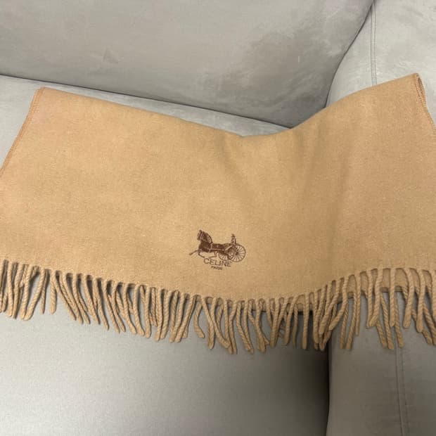 울100% 셀린느 정품 블랭킷 담요