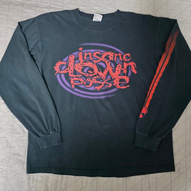 [XL] 00s ICP 2000  써클 빈티지 랩티 밴드티 롱슬리브