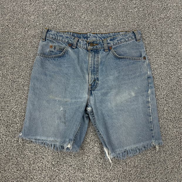 리바이스 90s 오렌지탭 데님반바지