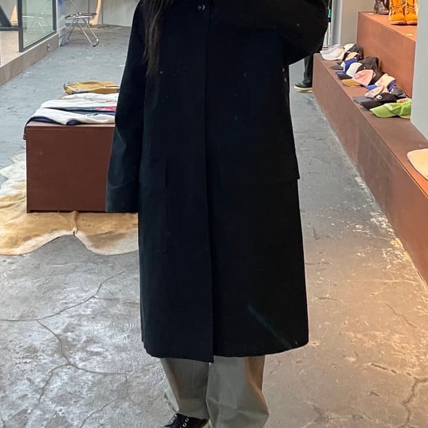 마가렛 호웰 코튼 롱 코트 H408