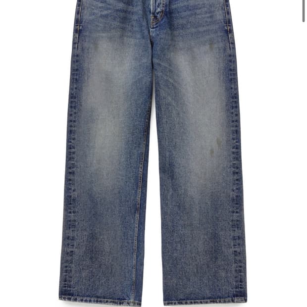 해칭룸Regular Selvedge Jeans Faded Blue (3)
