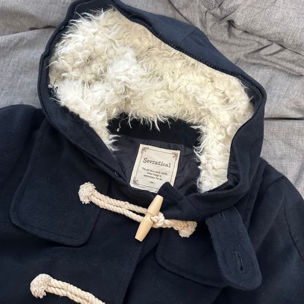 빈티지 도쿄 퍼 더플코트 떡볶이 코트 퍼 자켓 아베크롬비