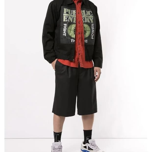 18ss 슈프림 x 언더커버 퍼블릭 에너미 워크자켓