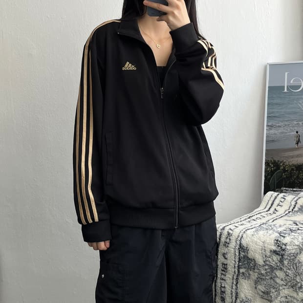 100) 아디다스져지 블랙골드 A0758