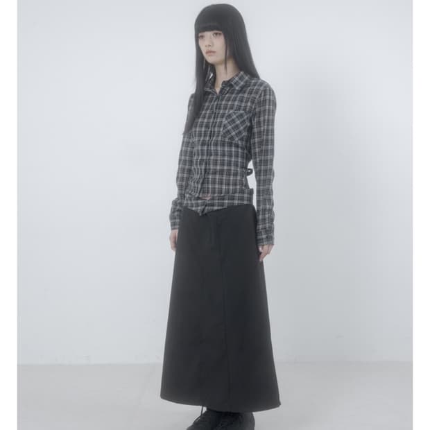 wsc 아카이브 체크 셔츠