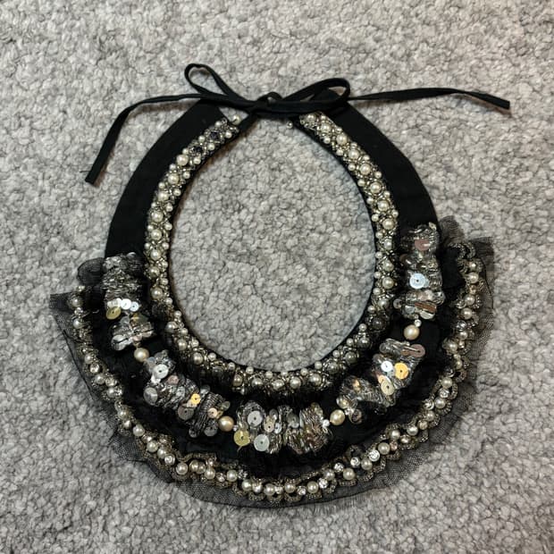 tricot COMME DES GARCONS 비즈칼라