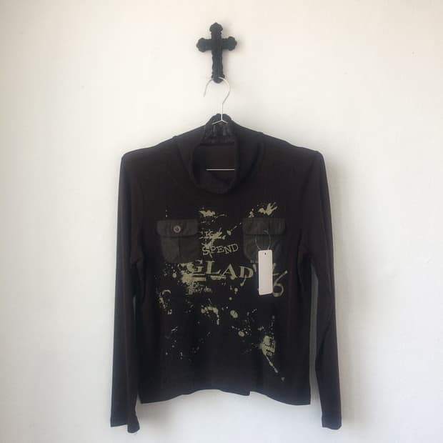 Printing pocket point high neck sleeve