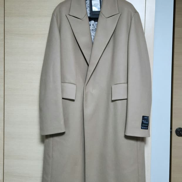 [원가85만/새제품] ZIOSONGZIO 오버사이즈 베이지 MTR코트 (