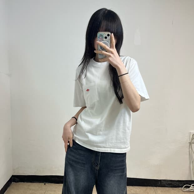 Danton pocket white t-shirt
