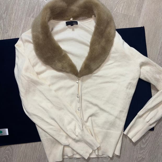 모리걸 퍼카라 가디건