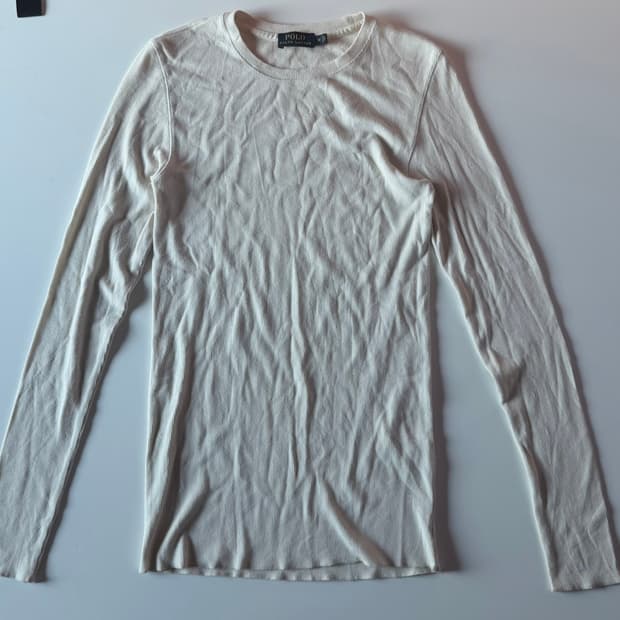 폴로 랄프로렌 골지 긴팔 티셔츠 여성 S ~ M