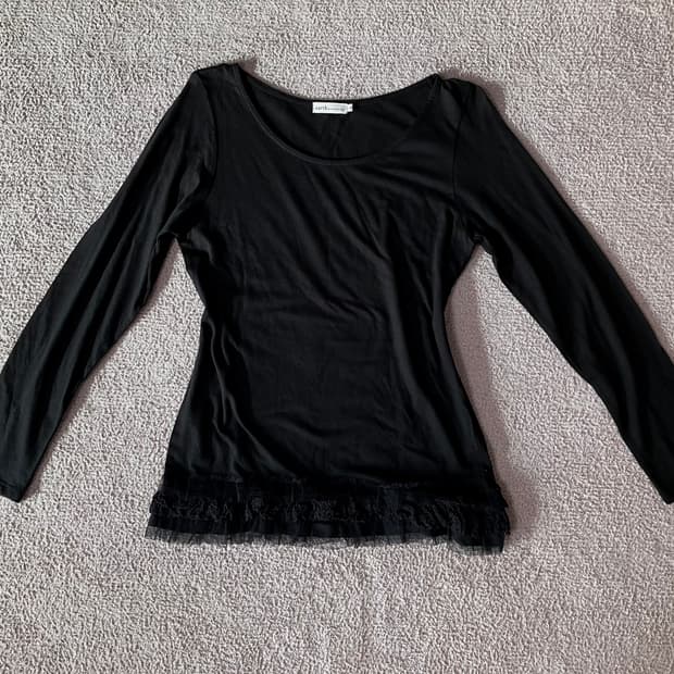 earth music&ecology vintage lace top