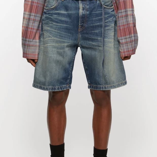 아크네스튜디오 루즈핏 데님쇼츠 브로드웨이