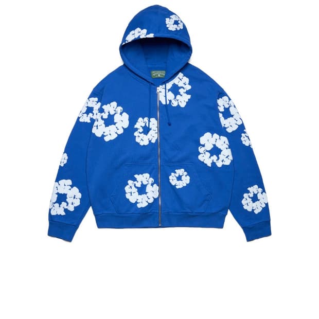 데님티어스 후드집업 블루 m