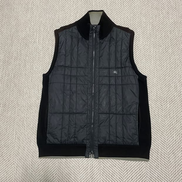 버버리 나일론 패딩 니트베스트