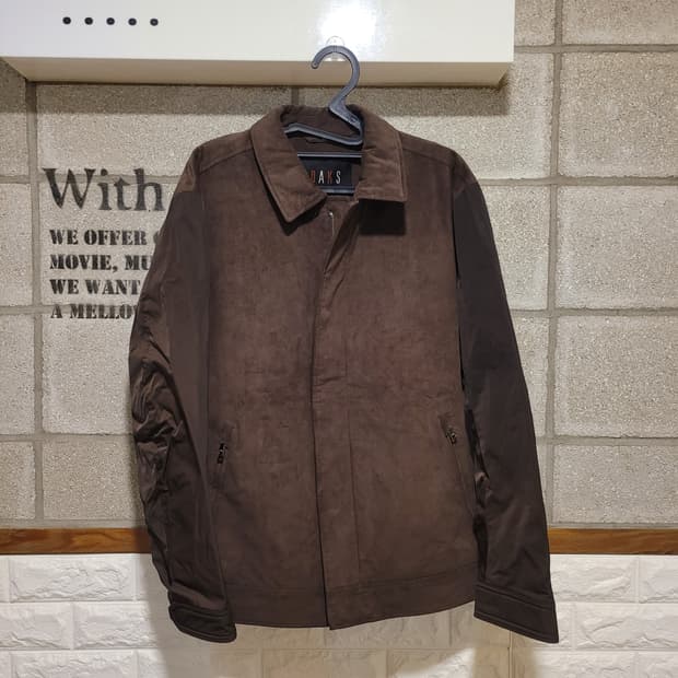 닥스 스웨이드 배색 자켓 100