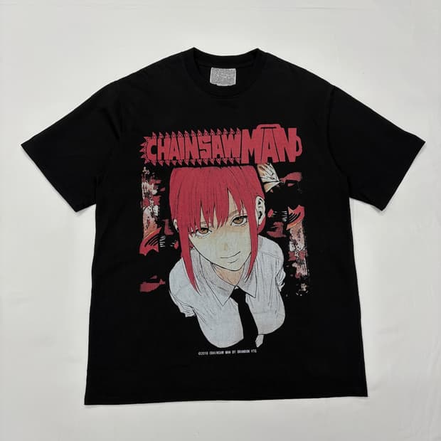 애니 체인소맨 마키마 프린팅 반팔티 오리지널