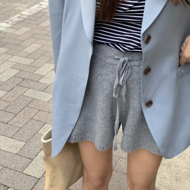 타낫 오버핏 싱글자켓(다크그레이)