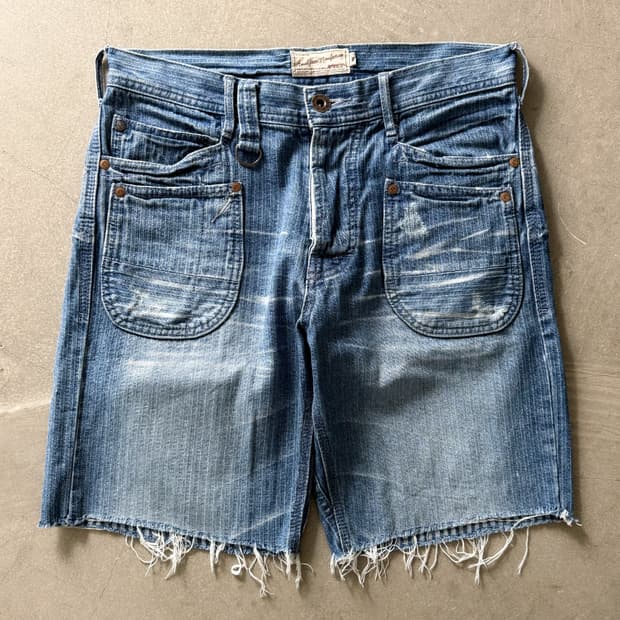 Avirex Cinch Back Denim Shorts