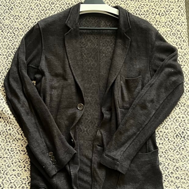 요지야마모토 린넨 자켓 