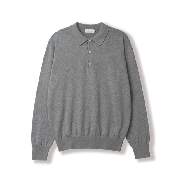 스테디에브리웨어 sew 코튼 카라니트 그레이 3사이즈