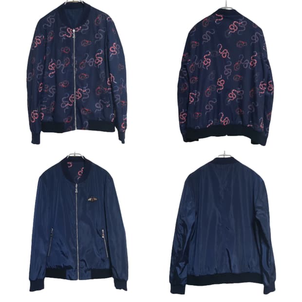 GUCCI 구찌 양면 블루종  자켓 남성 95

