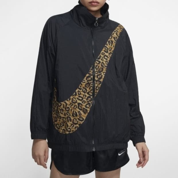 나이키 애니멀 프린트 스우시 바람막이 XL _ 여성