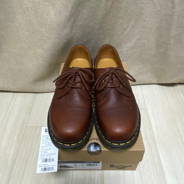 [uk6] 닥터마틴 1461 앰버서더 캐슈 브라운