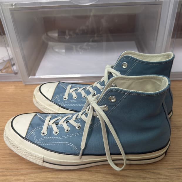 컨버스 하이 하늘색 280