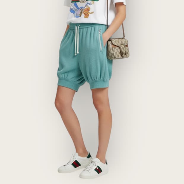 S/ 구찌 테리 밴딩 숏팬츠