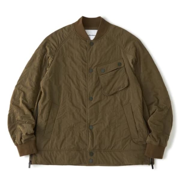 White Mountaineering(화이트 마운티어링) 퀼팅바시티자켓