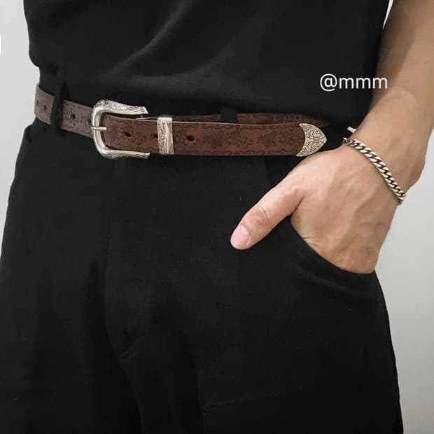 [Unisex] 카우보이 웨스턴 클래식 벨트