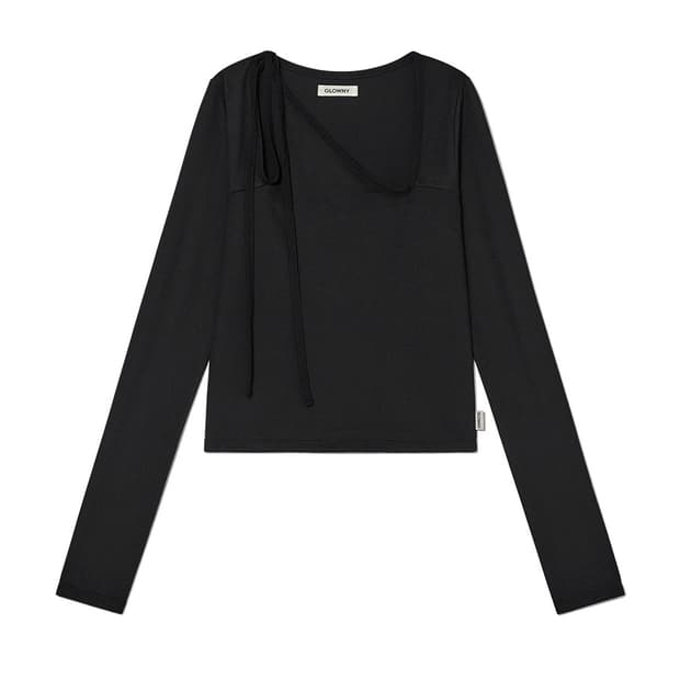 (새상품)GLOWNY MIA SQUARE NECK LONG SLEEVE