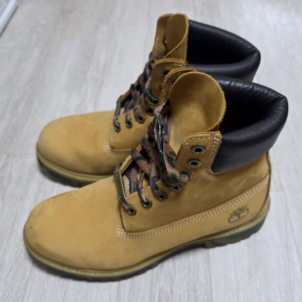 팀버랜드 6인치 워터프루프 밀리터리 부츠 255