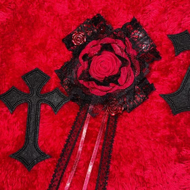 고딕 펑크 헤어핀 머리핀 브로치