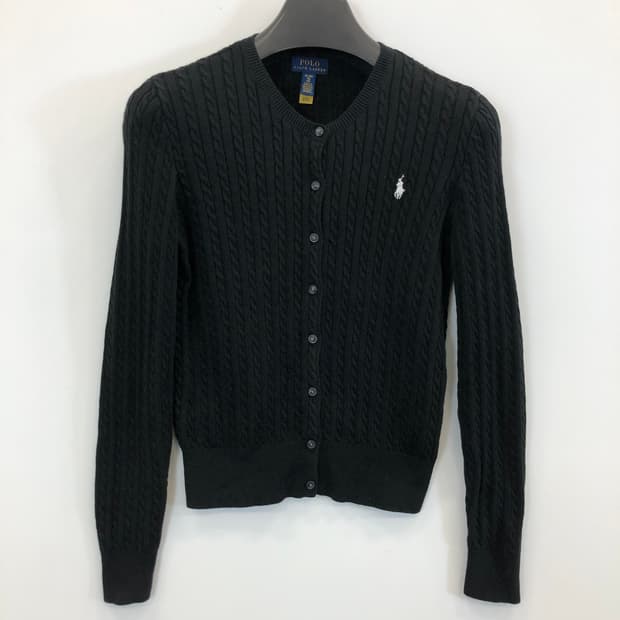 폴로 랄프로렌 [QR] 화이트포니 코튼가디건 55