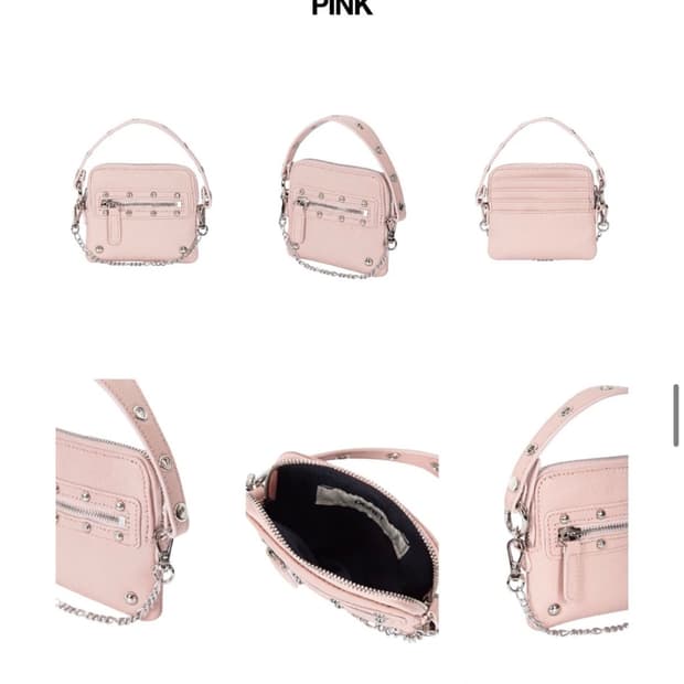 다이닛 스터드지갑 핑크