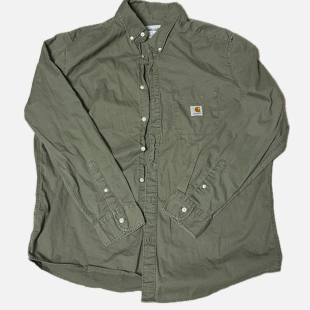 칼하트 카키 셔츠 L