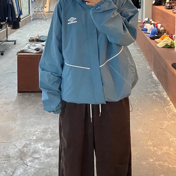 엄브로 후드 바람막이 자켓 H830