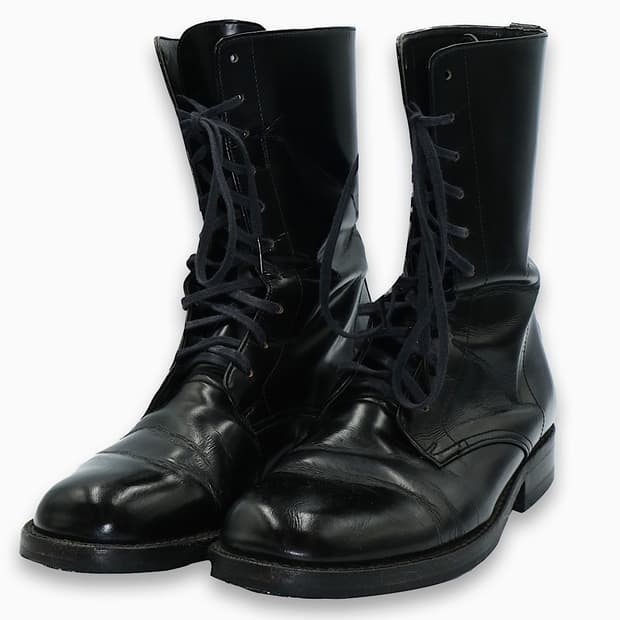 준야 와타나베 10홀 레이스업 컴뱃 부츠 XS(230) BT23002