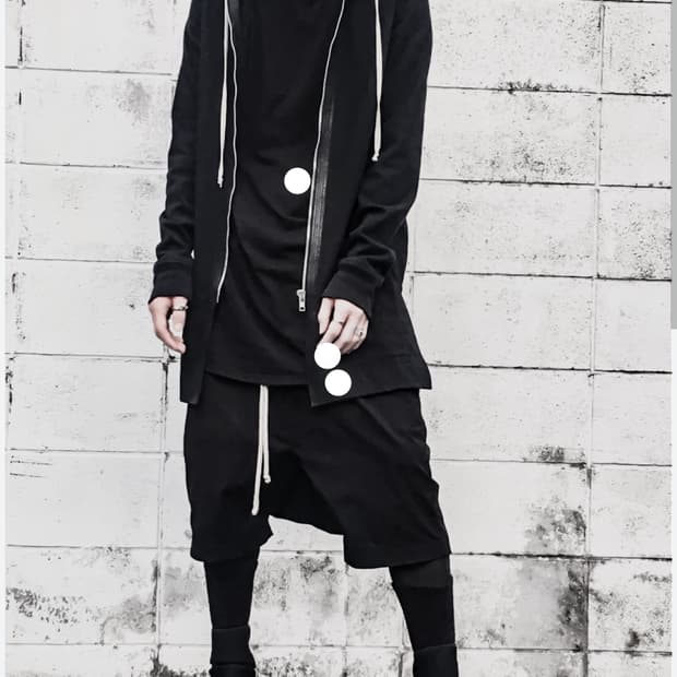 릭오웬스 롱후디