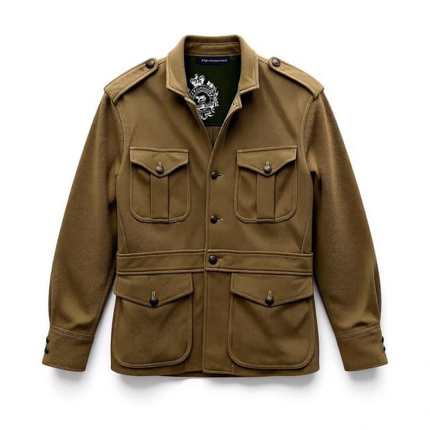 POLO 폴로 랄프로렌 테리 헤비코튼 밀리터리 자켓 S