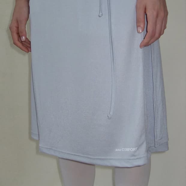 지초이 23-005 WRAP SKIRT (PEARL BLUE)