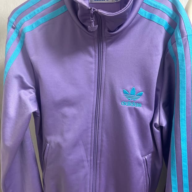 아디다스 파이버드 보라하늘 져지 