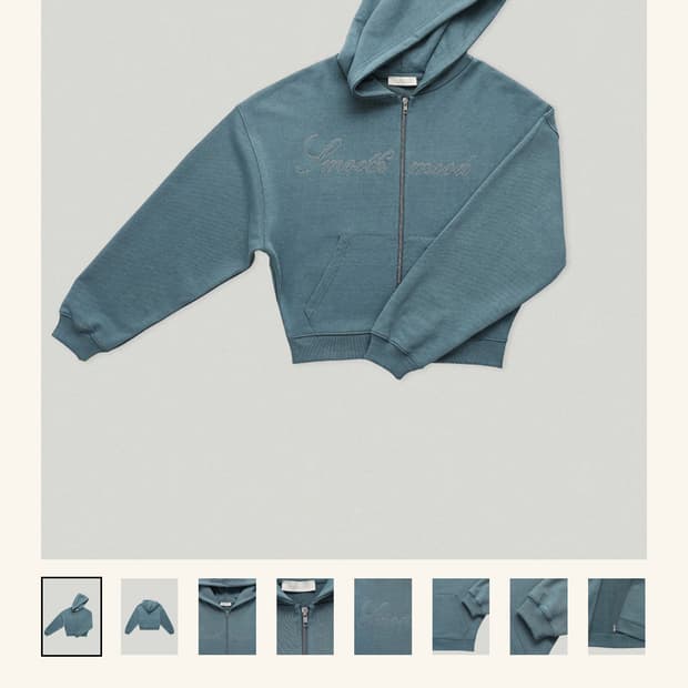 스무드무드 후드집업 (택포)